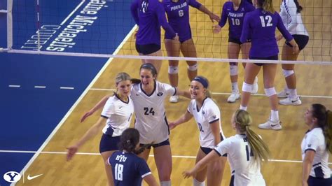 BYU Women's Volleyball vs Portland - November 21, 2019 - YouTube