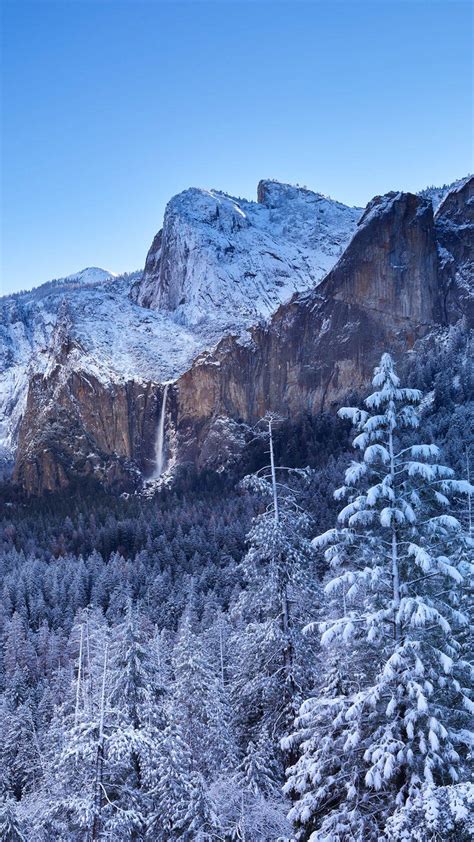 Yosemite National Park Winter Scenery Wallpapers - Wallpaper Cave