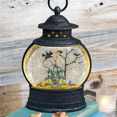 Haunted Lantern Snow Globe, Halloween: Olive & Cocoa, LLC