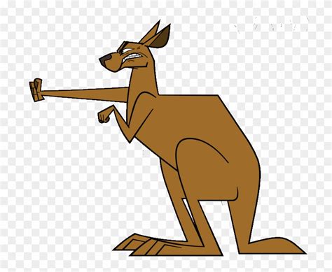 Kangaroo-2 - Cartoon Angry Kangaroo - Free Transparent PNG Clipart ...