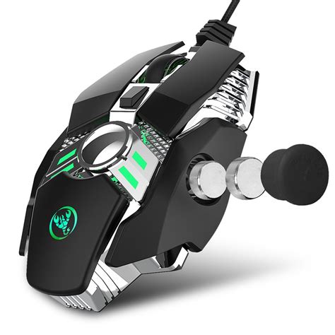 TSV RGB Gaming Mouse Backlit Wired Ergonomic 7 Buttons Programmable Mouse with Macro Programming ...