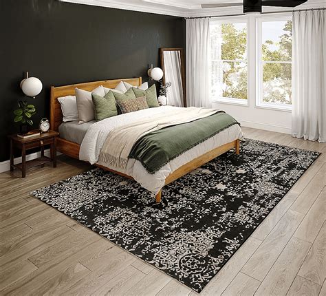 Kilbourne Black Rug | Rooms to Go