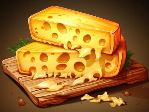 Premium AI Image | Cheese vector HD 8K Vector illustration wallpaper ...