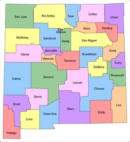 New Mexico Map