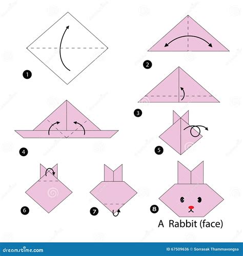 Origami ideas: Step By Step Origami Paper Rabbit