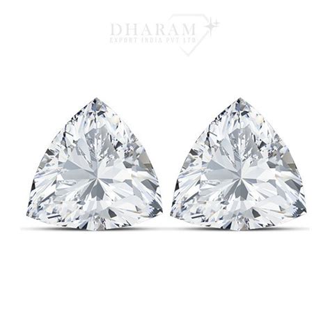 D-E-F & G-H Trilliant Cut Diamond Matching Pair, For Luxurious, Size: 0.10CTS - 0.30CTS, | ID ...