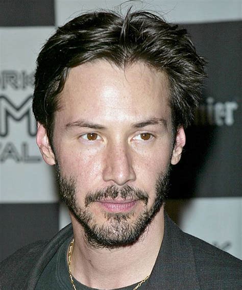 Keanu Reeves Short Straight Hairstyle - Hairstyles