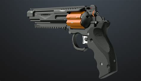 ArtStation - Concept revolver - Rhino and octane., Mac Sud