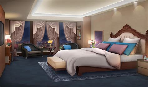 INT. EURO HOTEL ROOM FLOWERS FLIPPED - NIGHT | Living room background, Fancy bedroom, Bedroom ...