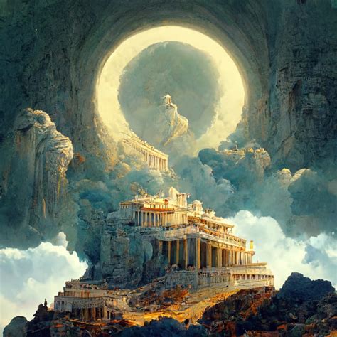 prompthunt: Ancient Greece, mount olympus, Greek gods