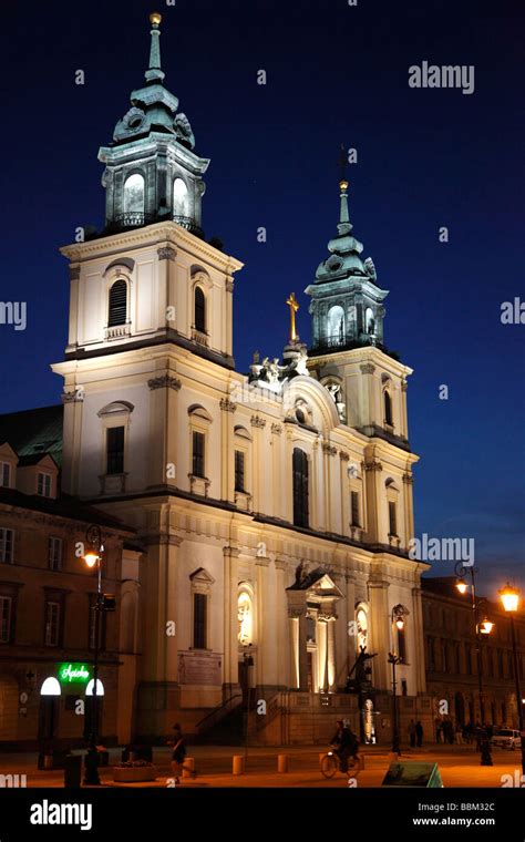 Poland Warsaw Holy Cross Church Stock Photo - Alamy