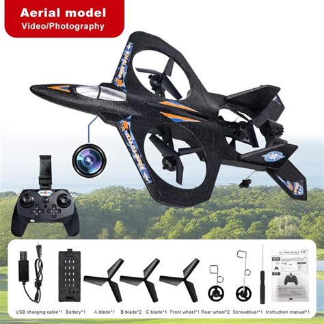 RC Plane With HD Camera 2.4G Radio Remote Control Aircraft Wide Angle ...