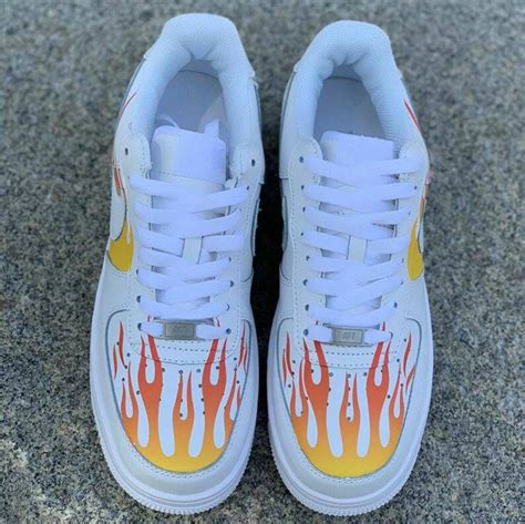 Custom Nike Eternal Flame Air Force 1 | Etsy