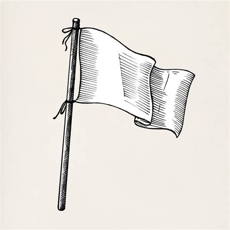 Hand drawn white flag isolated on background | premium image by rawpixel.com Medieval Banner ...