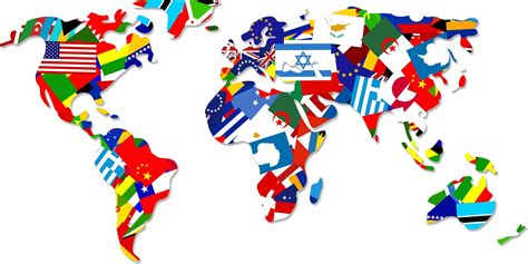 Flags of the continents free image download