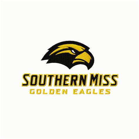 Southern Miss Golden Eagles embroidery design INSTANT download