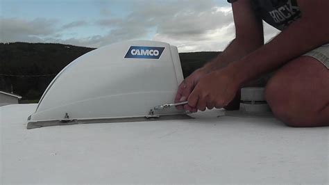 Tips when installing a cover for your RV roof vent - YouTube