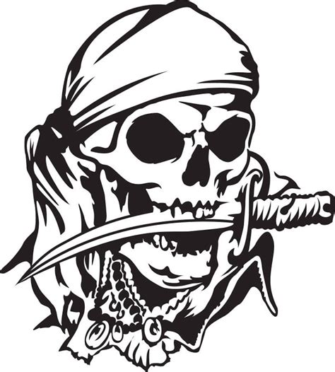 PIRATE SKULL SVG - Etsy UK