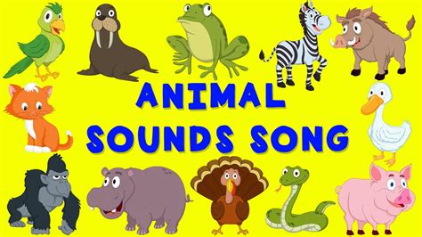 Animal Sounds Song | English nursery rhyme | Baby Song for children | Kids nursery rhymes, Kids ...