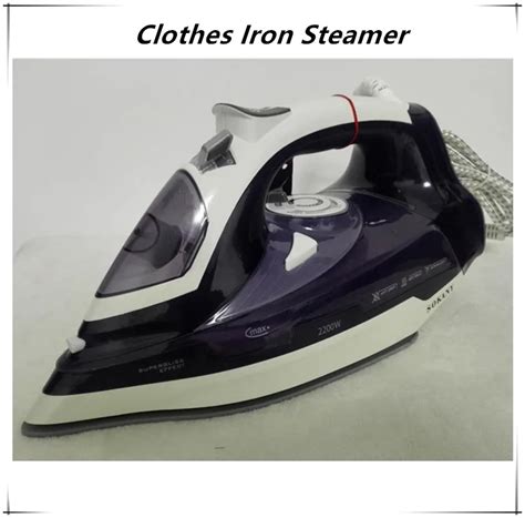 2200W Household Steam Iron for Clothes Ceramic Selfcleaning Steamer Iron Clothing Hand Steamer ...