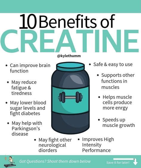 10 BENEFITS O CREATINE | Creatine, Diet and nutrition, Workout supplements