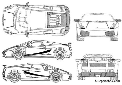 Descubrir 112+ imagen lamborghini gallardo blueprint - Abzlocal.mx