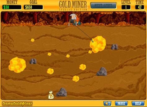 Play Gold Miner 2 Games free online