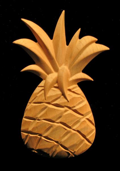 Decorative Pineapple Carving Collection | Pineapple Accents