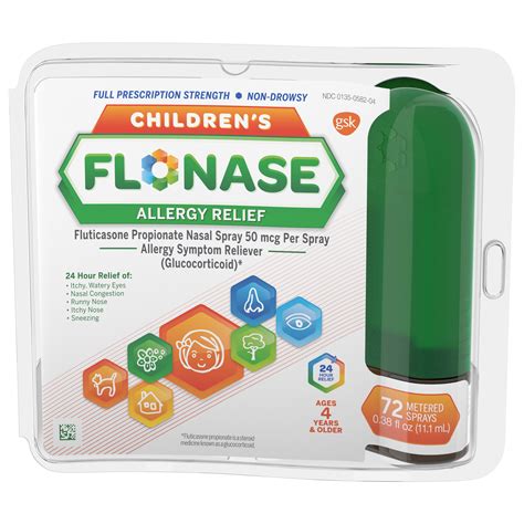 Flonase Children's Allergy Nasal Spray, Relief Full Prescription Strength, 72 sprays - Walmart ...