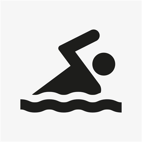 Swimming symbol. Vector swimming pool pictogram. Swimming icon. 5568113 Vector Art at Vecteezy