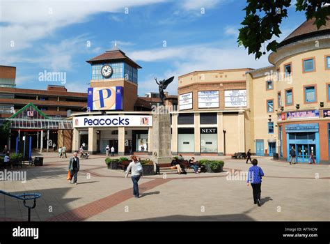 The Peacocks Shopping Centre, Town Square, Woking, Surrey, England ...