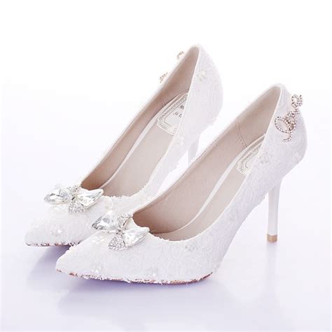 83+ Most Fabulous White Wedding Shoes in 2020 | Pouted.com