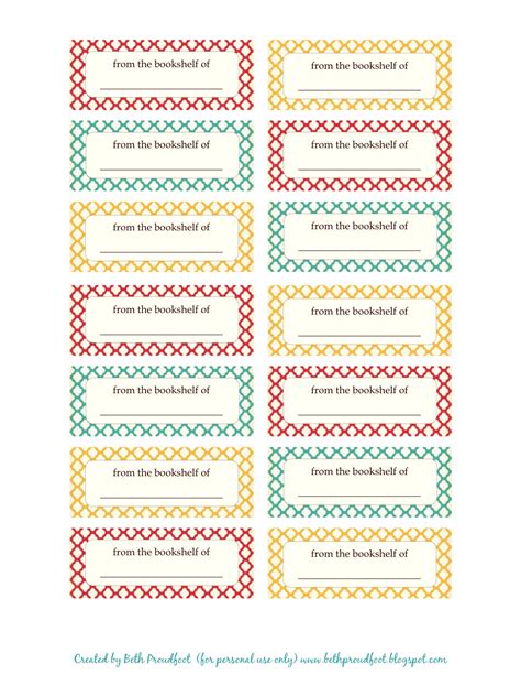 Book Bin Labels Printable - Label Printable