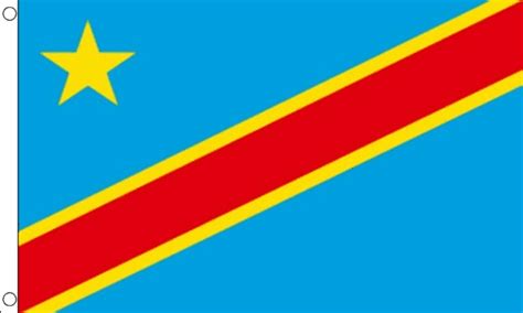 Vlag Congo-Kinshasa (Democratische Republiek Congo) 60x90cm - Best value | Vlaggenclub!