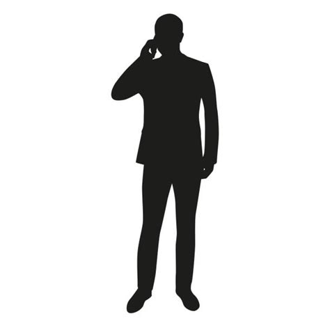 Man Holding Phone Silhouette Stock Photos, Pictures & Royalty-Free ...