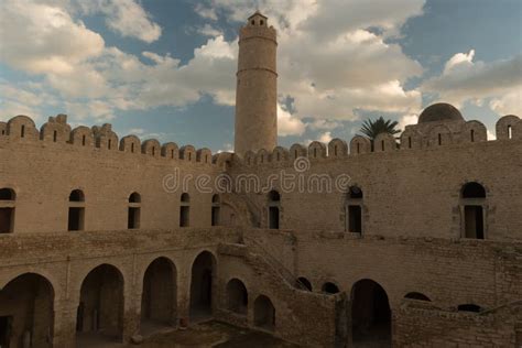 View from the Walls of the Fortress of Ribat of Sousse in Tunisia. Stock Photo - Image of ...