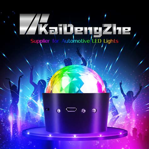 LED Auto Lamp USB Ambient Light DJ RGB Colorful Car Interior Atmosphere Lamp For Party Karaoke ...