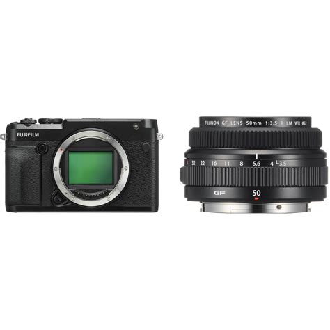 FUJIFILM GFX 50R Medium Format Mirrorless Camera with 50mm Lens