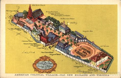 American Colonial Village - Old New England and Virginia - World's Fair ...