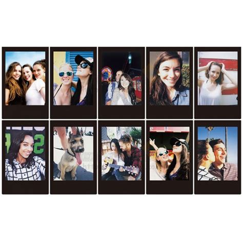 Fujifilm Instax Mini Film (Black Frame)