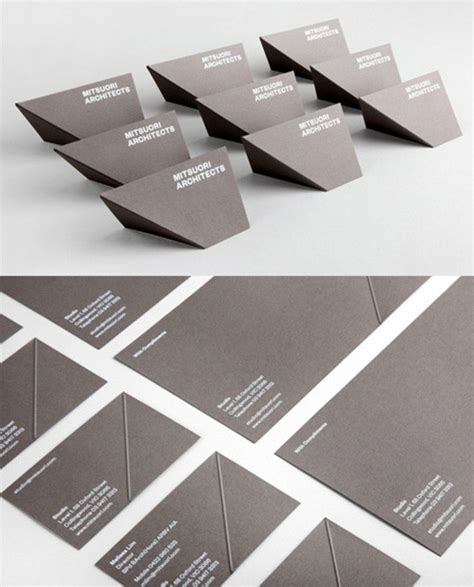 20 Creative Business Cards for Architects | ArchDaily