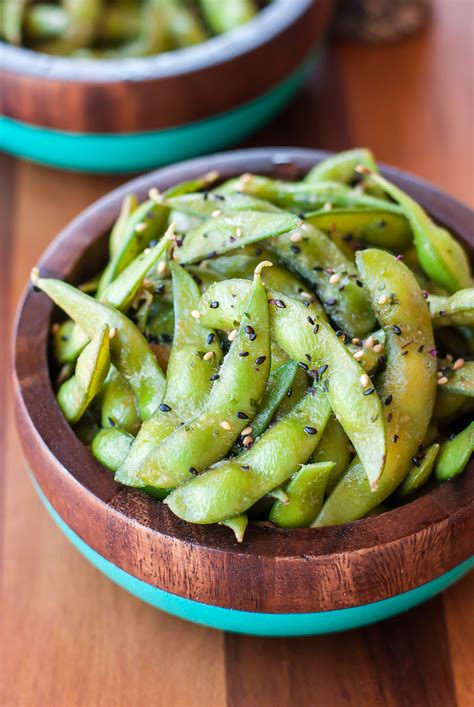 Roasted Garlic Edamame