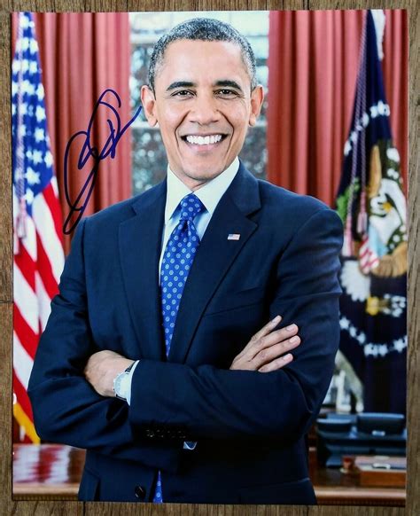 Barack Obama signed autographed 8×12 photo United States