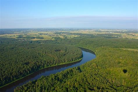 lithuanian rivers | Balloon ride in Lithuania: Countryside and Nemunas ...