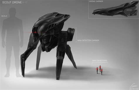 SCOUT DRONE DESIGN/CONCEPT ART by nobody00000000 on DeviantArt