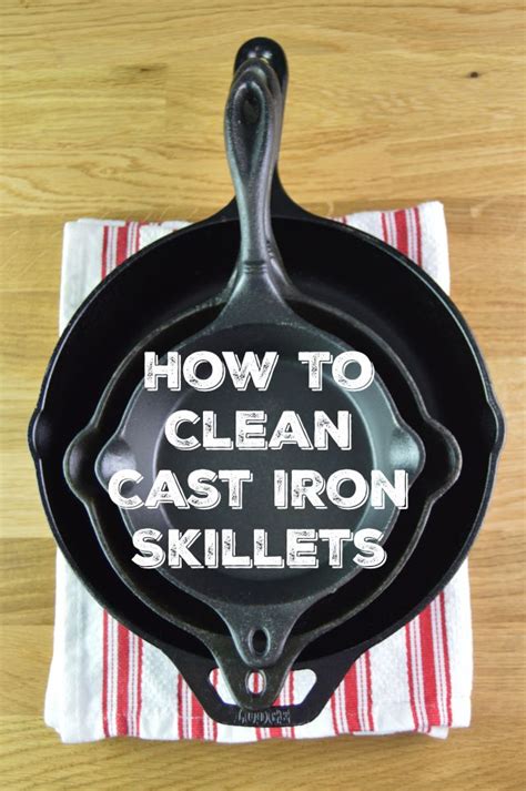 How To Clean Cast Iron Skillets - Mom 4 Real | Cleaning cast iron ...