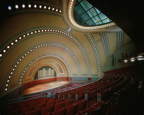 [Hill Auditorium, Ann Arbor, Michigan. Interior. Stage from the balcony] - digital file from ...