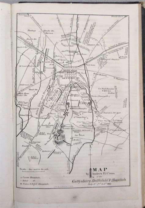 Soldiers’ National Cemetery At Gettysburg, With Map Plates – 1867. SOLD ...