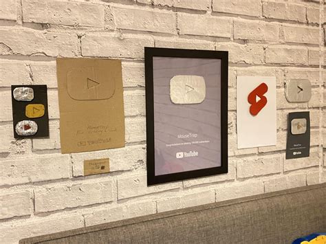 Hey Jack, Here’s My Own Custom Playbutton Wall!, all of these are ...