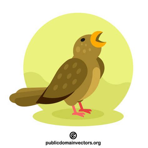 Brown bird | Public domain vectors